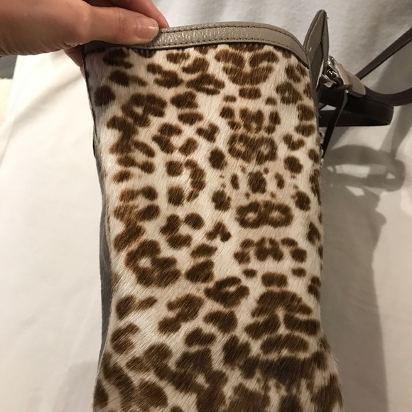 Brighton PARIS tote Beige mushroom TALI Leather & faux fur Shoulder - Picture 11 of 13